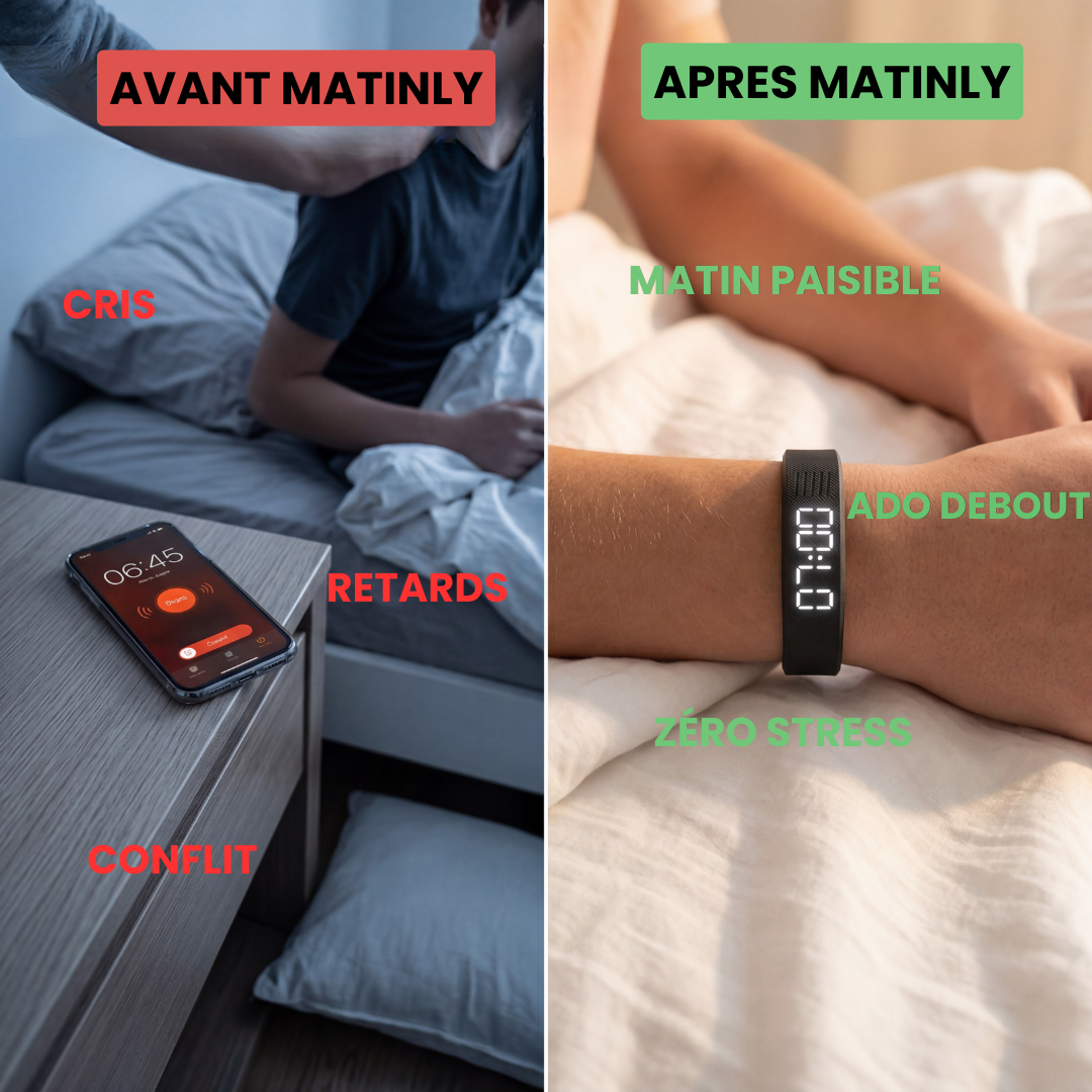 Matinly™ — Bracelet Réveil Vibrant